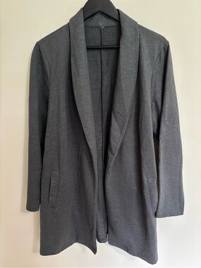 Plus Size Boyfriend Knit Blazer